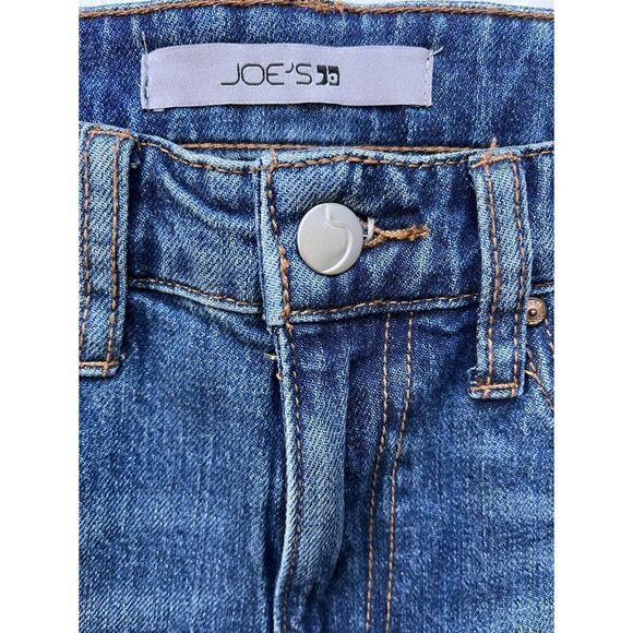 NWT Joe's Jeans High Rise Straight Ankle Raw Frayed Hem Jeans in Paula, Size 23 - Picture 8 of 16